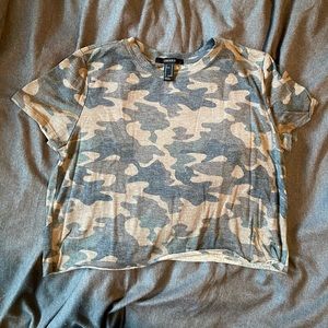 Camo Crop Top